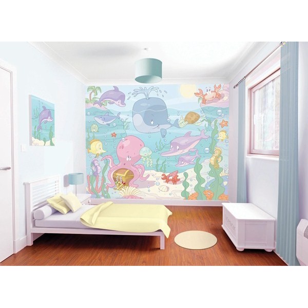 Fotomural Infantil BABY UNDER THE SEA Fotomural Infantil BABY UNDER THE SEA