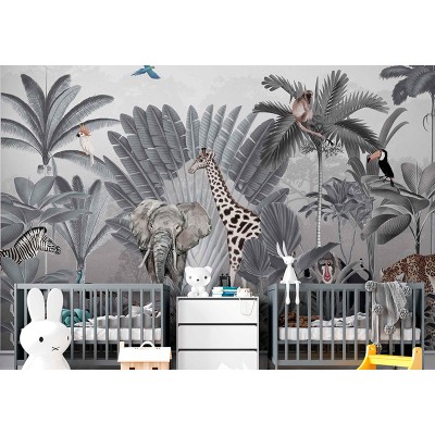 Mural Infantil Palmeras Salvajes ANIM561 2