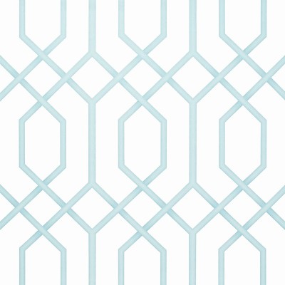 Papel de parede geométrico turquesa