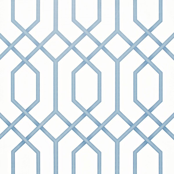 Papel de parede geométrico azul