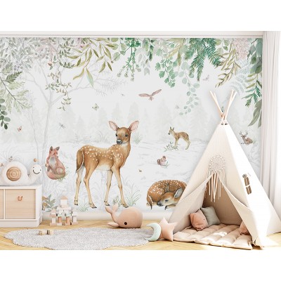 Mural Infantil Bosque dos Sonhos ANIM577