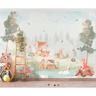 Mural Infantil Bosque Encantado ANIM578 2