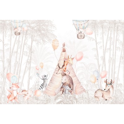 Mural Infantil Acampada en el Bosque ANIM585