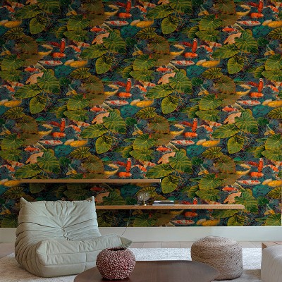 Papel de parede FOLHAS E CARPAS 186-2254