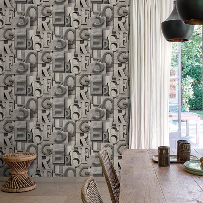 Papel pintado TIPOGRAFÍA INDUSTRIAL 186-2277 2