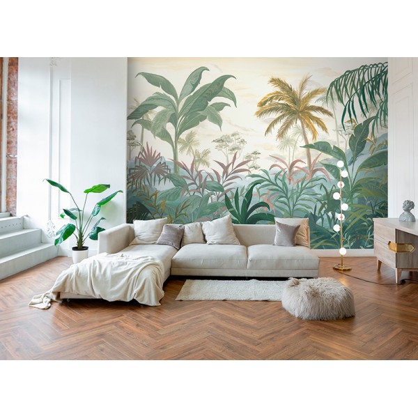 Mural de papel pintado tropico