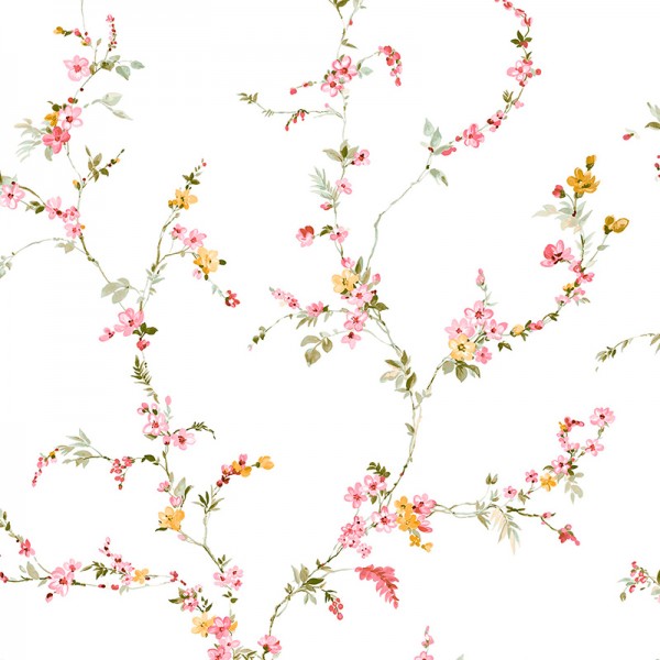 Paper pintat BRANQUES DE FLORS 84014