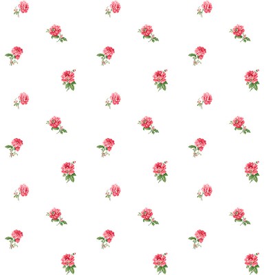 Papel de parede FLORES ROMÁNTICAS PEQUENAS 84031