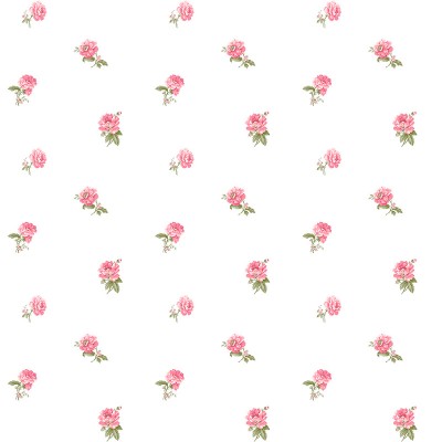 Paper pintat FLORS ROMÀNTIQUES PETITES 84030