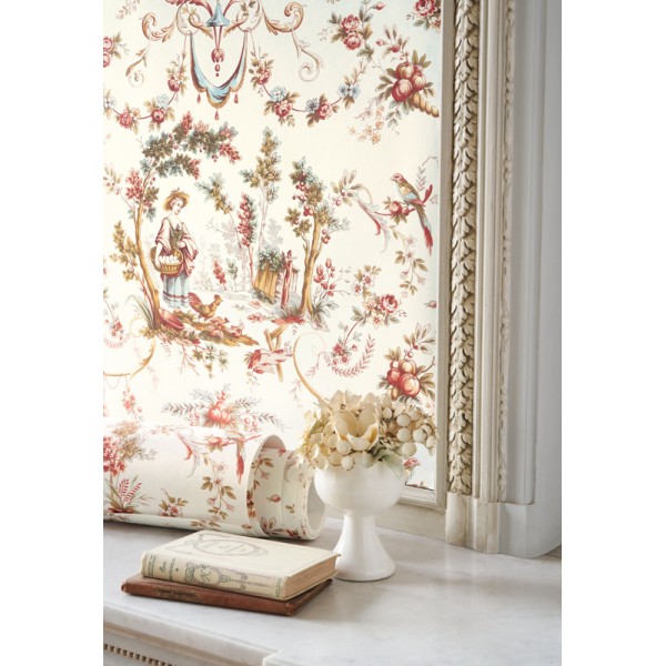 Papel de parede LES BELLES TOILES DE JOUY LBTJ_8797_34_76 Papel de parede LES BELLES TOILES DE JOUY LBTJ_8797_34_76