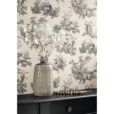 Papel de parede LES BELLES TOILES DE JOUY LBTJ_8791_96_12 2