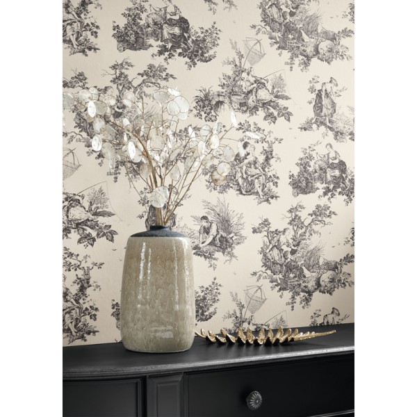 Papel de parede LES BELLES TOILES DE JOUY LBTJ_8791_96_12 Papel de parede LES BELLES TOILES DE JOUY LBTJ_8791_96_12
