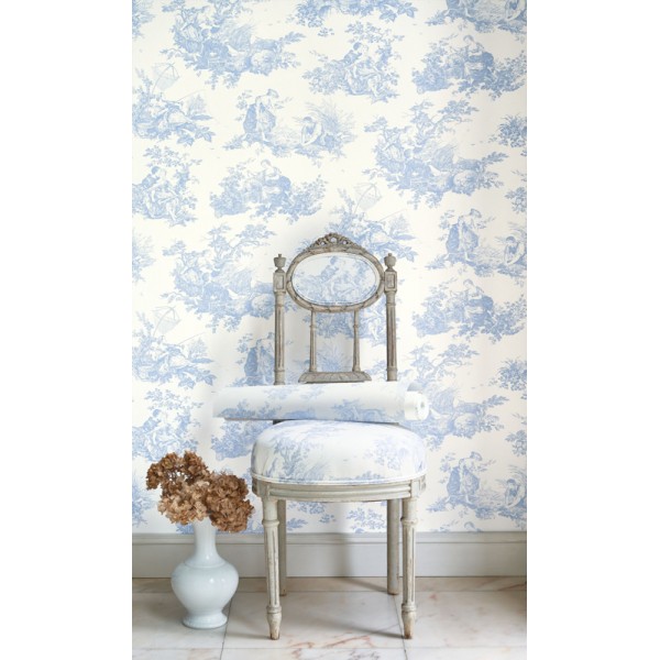 Papel de parede LES BELLES TOILES DE JOUY LBTJ_8799_67_06 Papel de parede LES BELLES TOILES DE JOUY LBTJ_8799_67_06