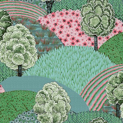 Papel pintado PAISAJE PATCHWORK 84027 Papel pintado PAISAJE PATCHWORK 84027