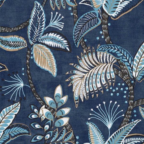 Paper pintat plantes amb fulles grans blaves alta qualitat Cvlto de Parato