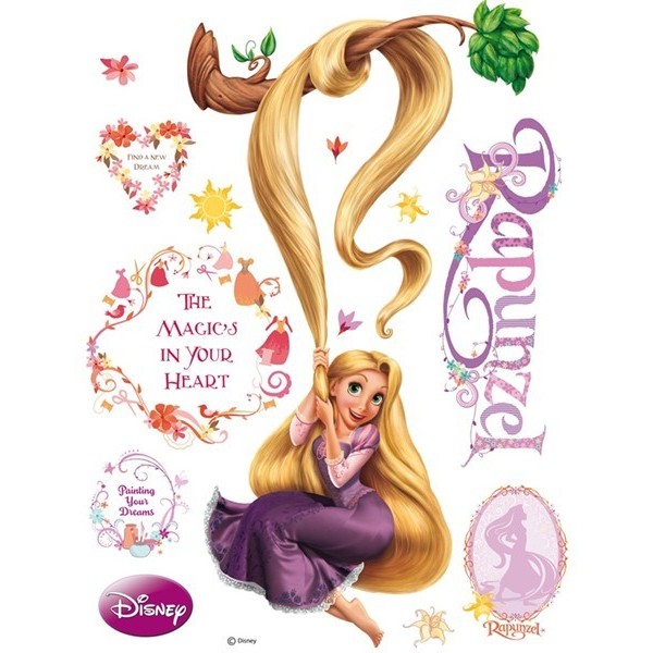 STICKER DISNEY RAPUNZEL ON TREE DK-853