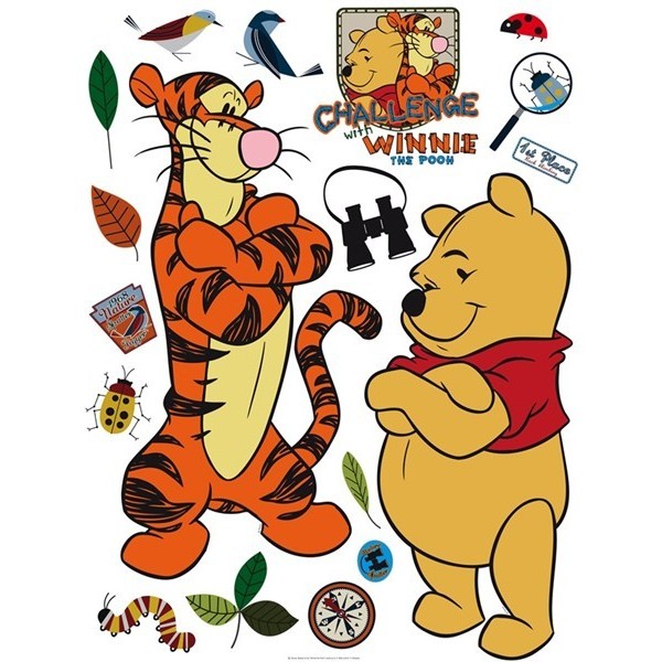 STICKER DISNEY WINNIE CHALLENGE DK-866