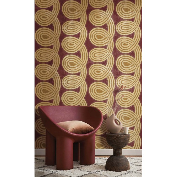 diseño de papel pintado abstracto con ondas, Cvlto de Parato