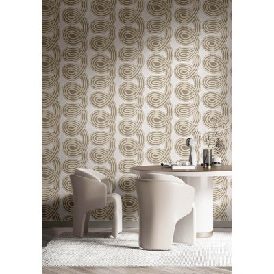 Papel pintado abstracto con ondas, Cvlto de Parato, calidad alta i vinílica