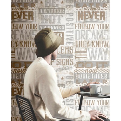 Papel de parede LETRAS URBANAS 1616607 2