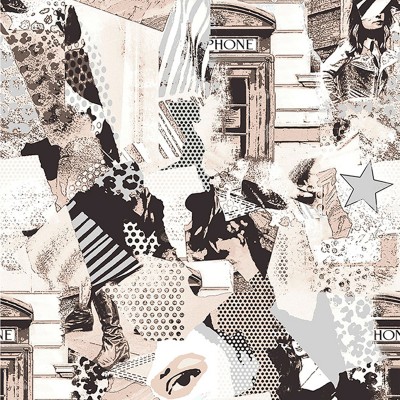 Paper pintat COLLAGE CITY...