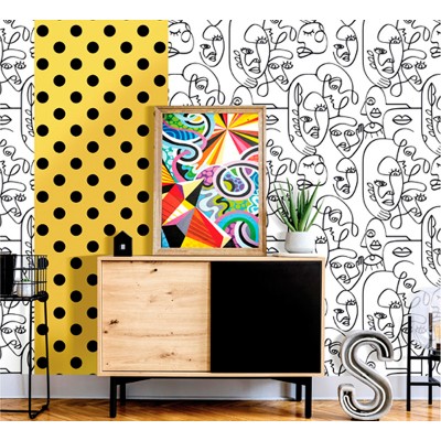 Papel de parede ABSTRACT FACES 1616617 2