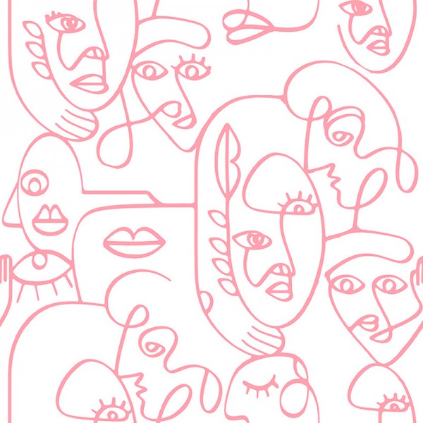 Papel de parede ABSTRACT FACES 1616618