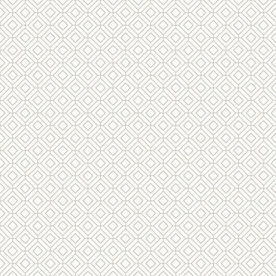 Papel pintado geométrico hexágonos de color gris y blanco