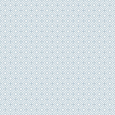 Paper pintat geomètric hexàgons de color blau i blanc