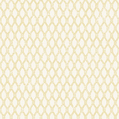Papel pintado geométrico desgastado de color amarillo y blanco