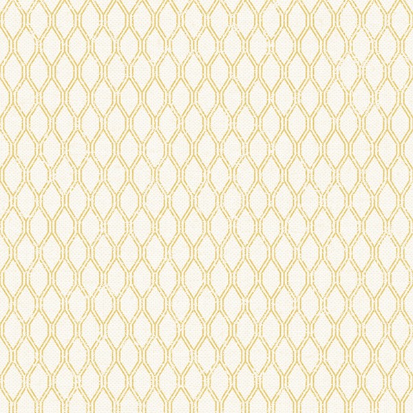 Papel de parede geométrico envelhecido cor amarelo e branco