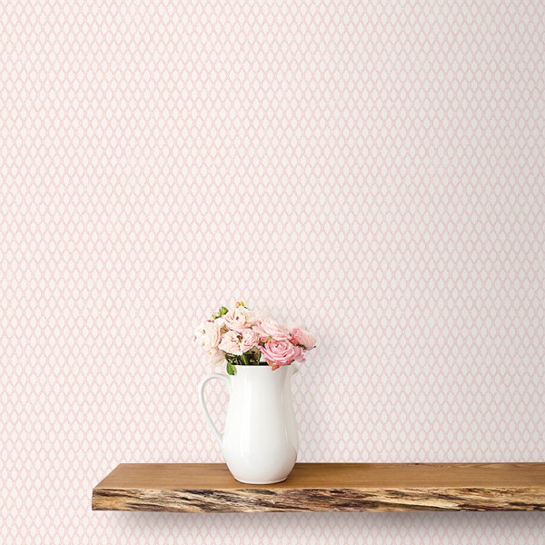 Papel pintado geométrico desgastado color rosa Papel pintado geométrico desgastado color rosa