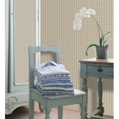 papel pintado nórdico de color marrón claro y caqui 2