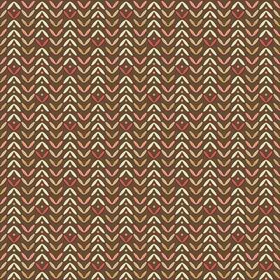paper pintat nòrdic de color marró fosc i vermell