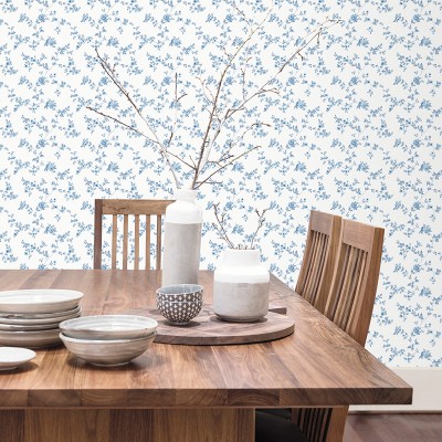 papel de parede com flores pequenas cor azul com fundo branco papel de parede com flores pequenas cor azul com fundo branco