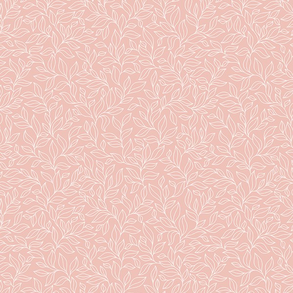 paper pintat amb fulles de color rosa i blanc