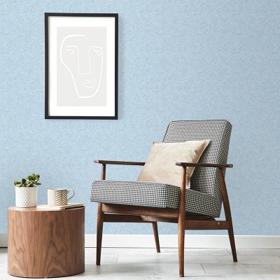 papel de parede com textura desgastada cor azul céu.
