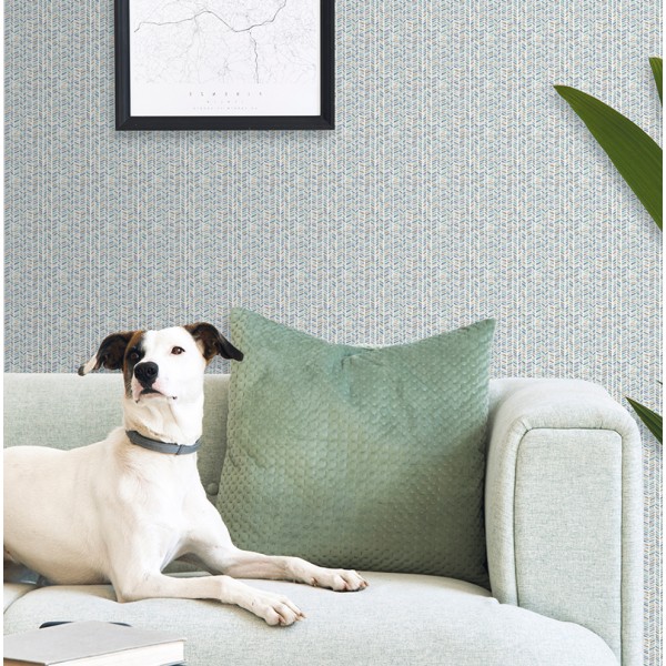 papel de parede estilo étnico com espigas cor azul. papel de parede estilo étnico com espigas cor azul.