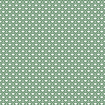 paper pintat amb escames de color verd.