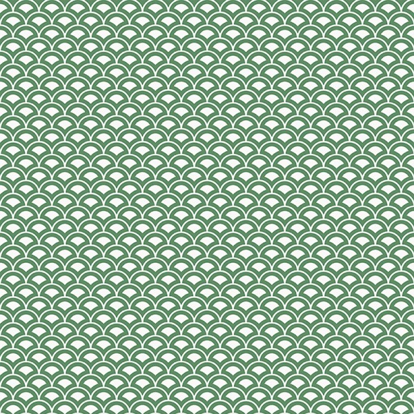 paper pintat amb escames de color verd.