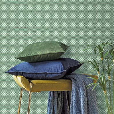 papel pintado con escamas de color verde. 2