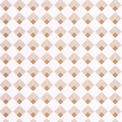 paper pintat art deco amb rombes daurats i un fons blanc