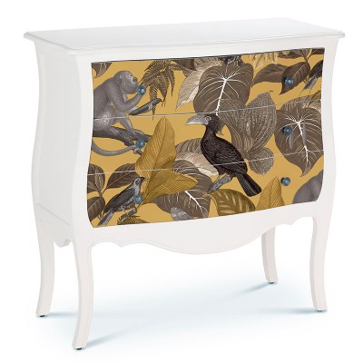 Papel de parede por metros Tropical Jungle Mustard ML18502 2