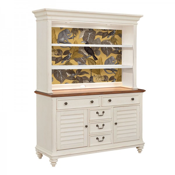 Papel pintado a metros Tropical Jungle Mustard ML18502