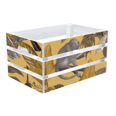 Papel de parede por metros Tropical Jungle Mustard ML18502