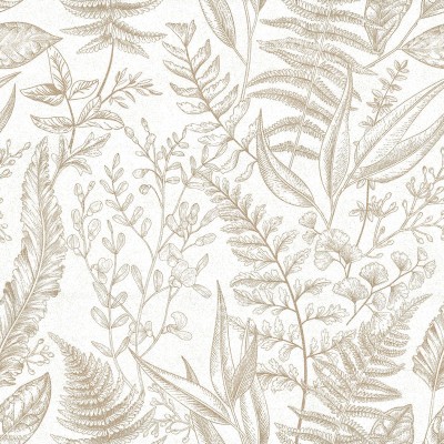 Paper pintat a metres Calm Leaves ML18562