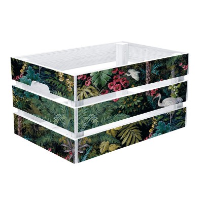 Papel pintado por metros tropical negro