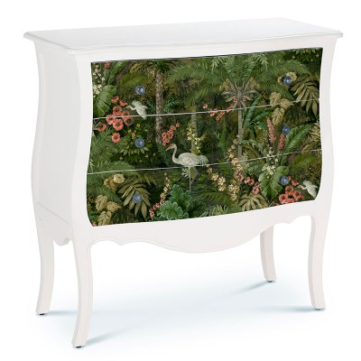 Papel de parede a metros tropical verde