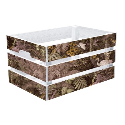 Papel pintado a metros tropical elegante rosa