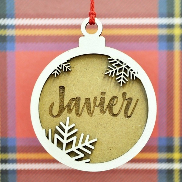 Bola de navidad personalizada con...